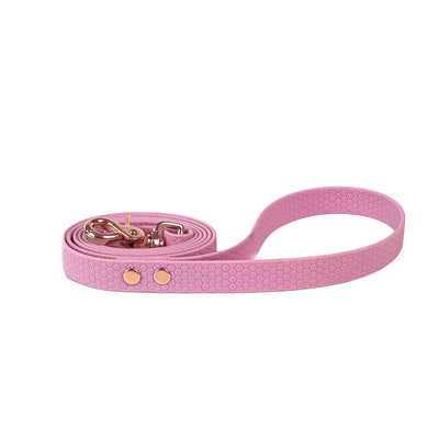 Smycz (2) prosta w kolorze Dusty Pink z kolekcji Fur Glamour od Petsband