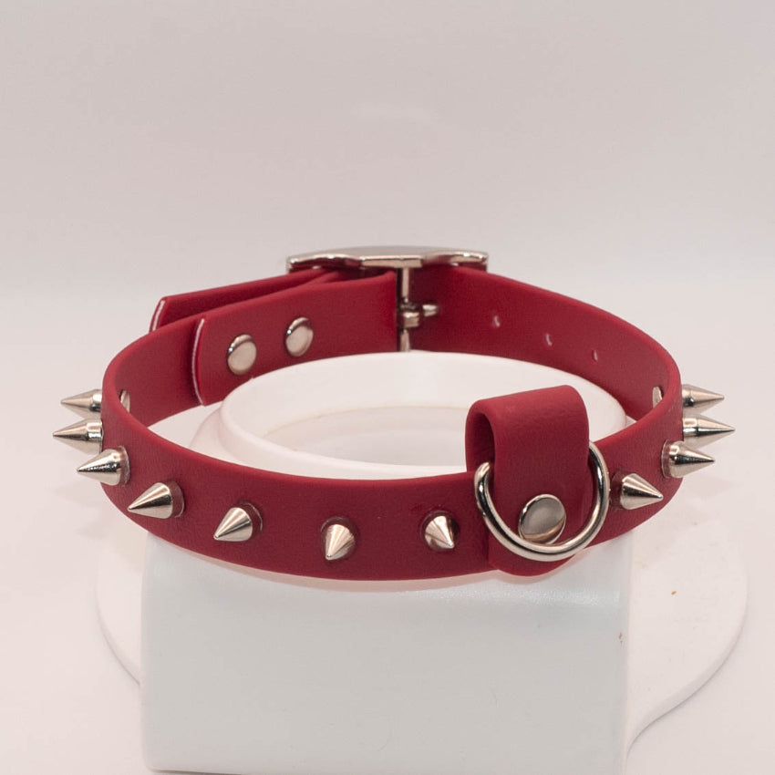 Stylish studded collar for small and medium-sized dogs