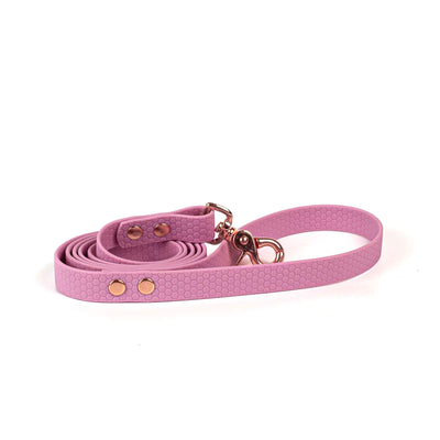 Smycz (1) prosta w kolorze Dusty Pink z kolekcji Fur Glamour od Petsband